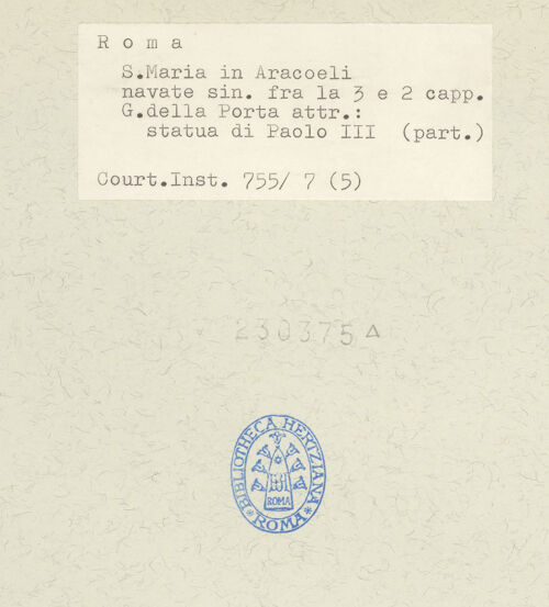 Rückseite von Courtauld Institute [https://www.deutsche-digitale-bibliothek.de/content/lizenzen/rv-ez/] Papst Paul III. - Detail: Unterkörper, von rechts, bh230375_recto. Foto.