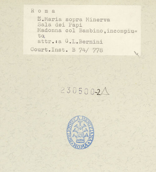 Rückseite von bh230500-2_recto