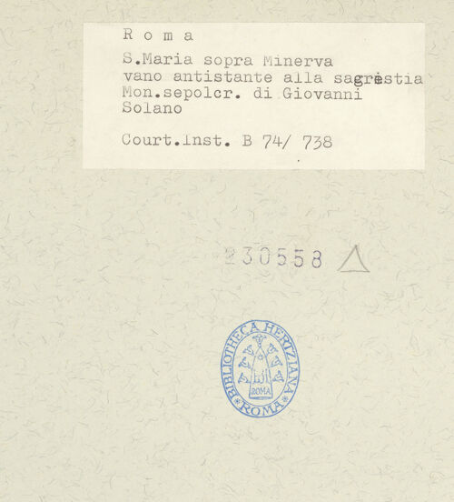 Rückseite von bh230558_recto