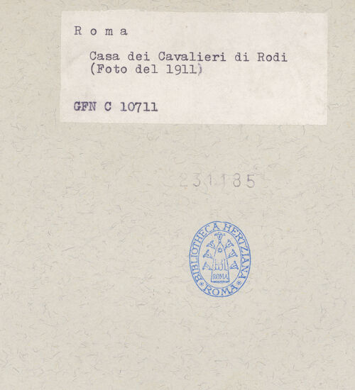 Rückseite von bh231185_recto