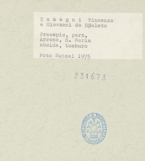 Rückseite von Getty Research Institute [https://www.deutsche-digitale-bibliothek.de/content/lizenzen/rv-ez/] Szenen aus dem Leben der Maria und HeiligeAnbetung der Hirten - Detail: Engelsgruppe mit Spruchband, bh231673_recto. Foto: Hutzel, Max.