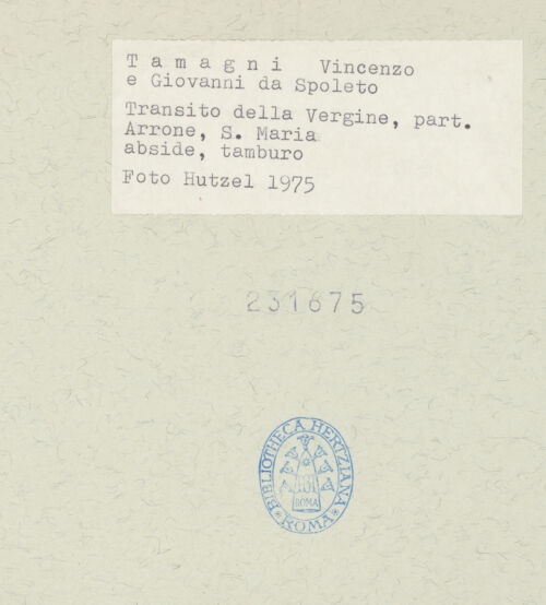 Rückseite von Getty Research Institute [https://www.deutsche-digitale-bibliothek.de/content/lizenzen/rv-ez/] Szenen aus dem Leben der Maria und HeiligeMarientod - Detail: Apostel, bh231675_recto. Foto: Hutzel, Max.