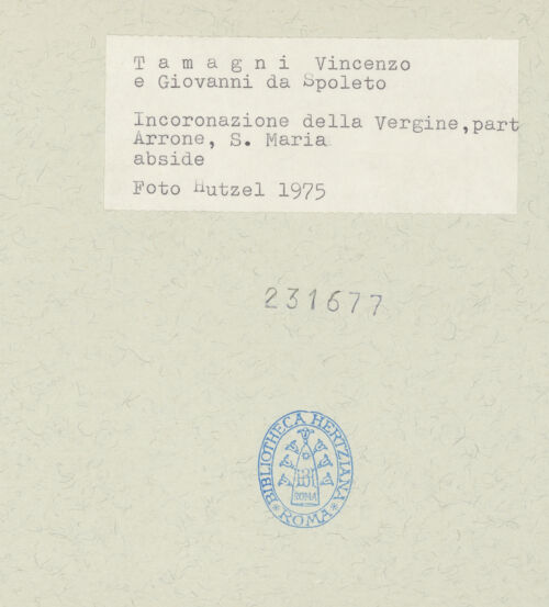 Rückseite von Getty Research Institute [https://www.deutsche-digitale-bibliothek.de/content/lizenzen/rv-ez/] Szenen aus dem Leben der Maria und HeiligeMaria wird von Christus gekrönt - Detail: Maria wird von Christus gekrönt, bh231677_recto. Foto: Hutzel, Max.