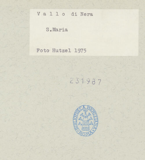 Rückseite von Getty Research Institute [https://www.deutsche-digitale-bibliothek.de/content/lizenzen/rv-ez/] Santa Maria - Rechte Langhauswand und Chor, bh231987_recto. Foto: Hutzel, Max.