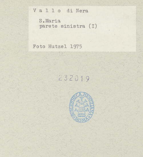 Rückseite von Getty Research Institute [https://www.deutsche-digitale-bibliothek.de/content/lizenzen/rv-ez/] Santa Maria - Rechte Langhauswand, östlicher Abschnitt, Teilansicht, bh232019_recto. Foto: Hutzel, Max.