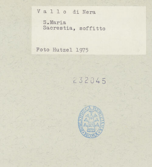 Rückseite von Getty Research Institute [https://www.deutsche-digitale-bibliothek.de/content/lizenzen/rv-ez/] Ausmalung der SakristeiSegnender Christus in Clipeus - Gesamtansicht, bh232045_recto. Foto: Hutzel, Max.