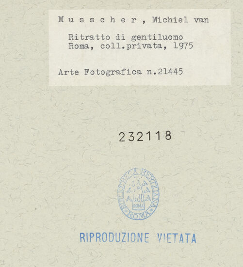 Rückseite von Bibliotheca Hertziana [http://creativecommons.org/publicdomain/mark/1.0/] Venus und Mars - , bh232118_recto. Foto.