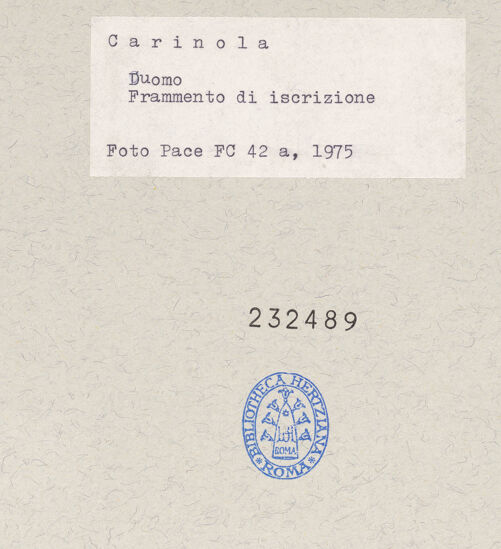 Rückseite von Pace, Valentino [https://www.deutsche-digitale-bibliothek.de/content/lizenzen/rv-ez/] Gesamtansicht, bh232489_recto. Foto: Pace, Valentino.