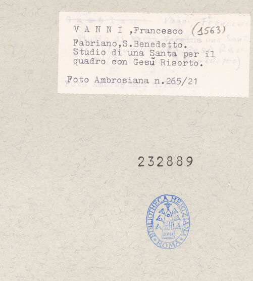 Rückseite von bh232889_recto