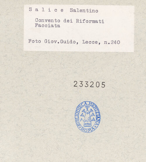 Rückseite von bh233205_recto