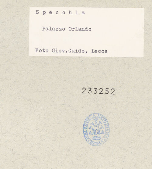 Rückseite von bh233252_recto