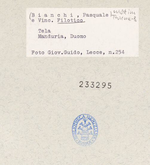 Rückseite von bh233295_recto