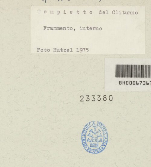 Rückseite von bh233380_recto