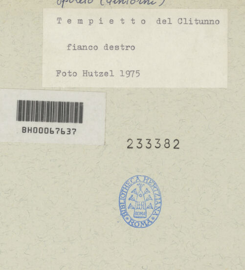 Rückseite von bh233382_recto