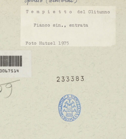 Rückseite von bh233383_recto