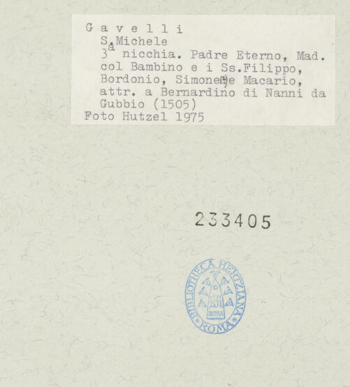 Rückseite von Getty Research Institute [https://www.deutsche-digitale-bibliothek.de/content/lizenzen/rv-ez/] Segnender Gottvater mit thronender Madonna und den heiligen Macarius, Jakobus Major, Philippus und Bordonio (?) - Gesamtansicht, bh233405_recto. Foto: Hutzel, Max.