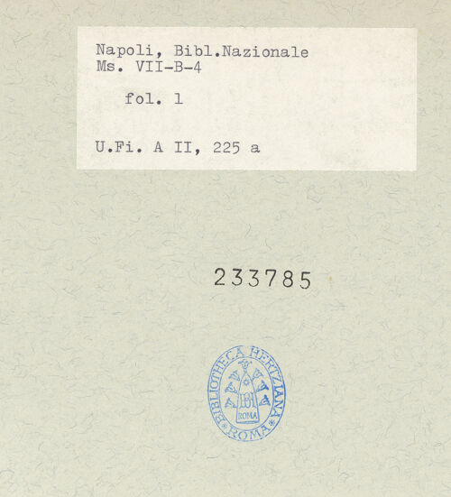 Rückseite von bh233785_recto