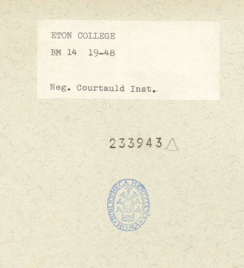 Rückseite von bh233943_recto