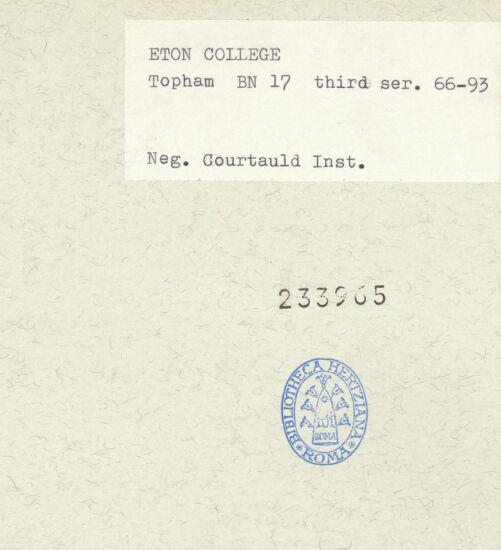 Rückseite von bh233965_recto