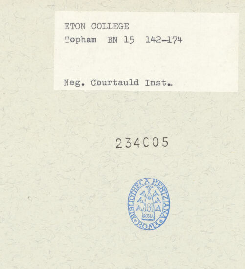 Rückseite von bh234005_recto