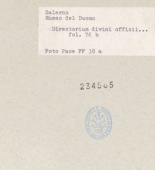 Rückseite von bh234565_recto