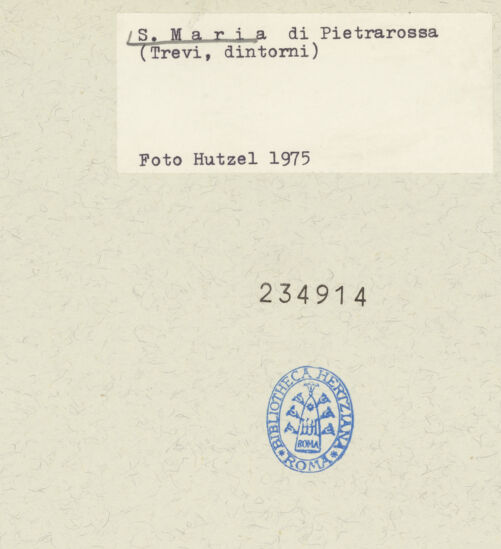 Rückseite von Getty Research Institute [https://www.deutsche-digitale-bibliothek.de/content/lizenzen/rv-ez/] Madonnenaltar (Altare della Madonna) - Gesamtansicht, bh234914_recto. Foto: Hutzel, Max.