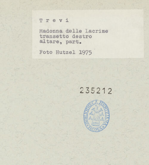 Rückseite von Getty Research Institute [https://www.deutsche-digitale-bibliothek.de/content/lizenzen/rv-ez/] Madonnenaltar - Detail: Gebälk- und Giebelzone, bh235212_recto. Foto: Hutzel, Max.