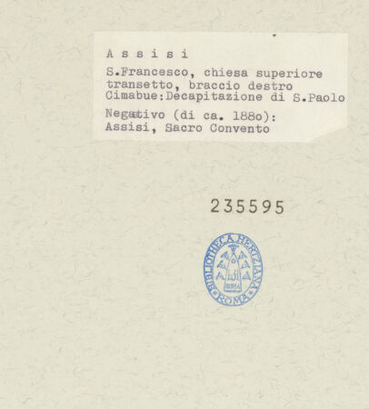 Rückseite von bh235595_recto