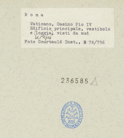 Rückseite von bh236585_recto