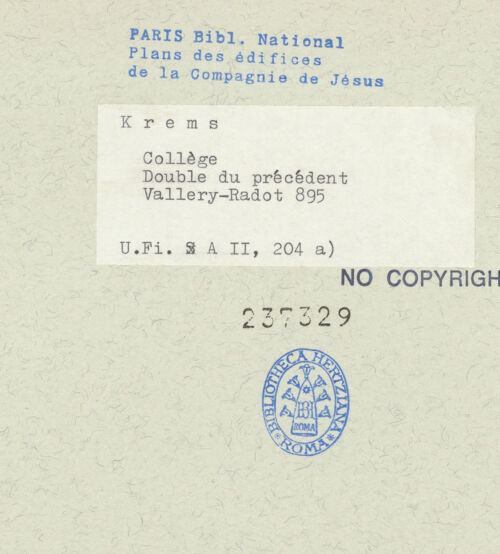 Rückseite von bh237329_recto