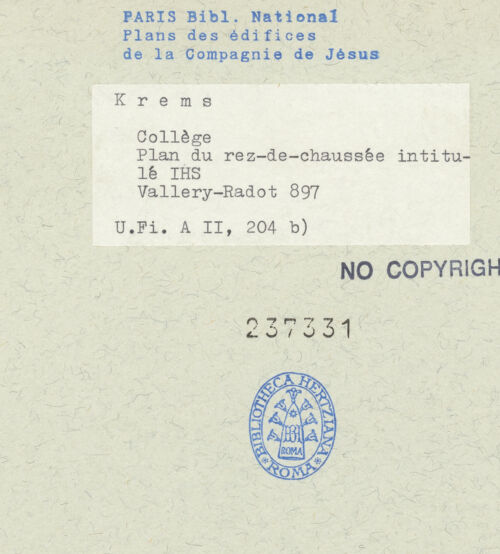 Rückseite von bh237331_recto