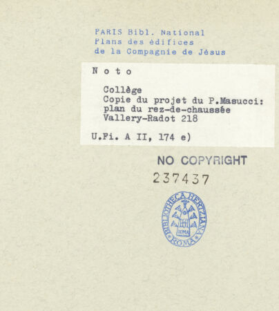 Rückseite von bh237437_recto