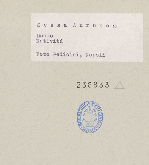 Rückseite von Pedicini, Luciano [https://www.deutsche-digitale-bibliothek.de/content/lizenzen/rv-ez/] Die Anbetung des Christuskindes durch Maria, Joseph und die Hirten - Gesamtansicht, bh238833_recto. Foto: Pedicini, Luciano.