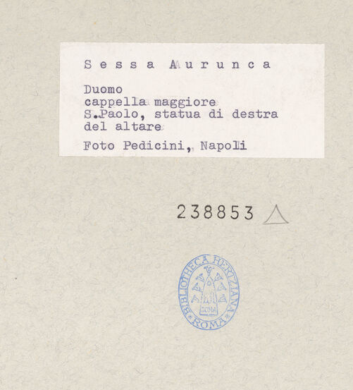 Rückseite von Pedicini, Luciano [https://www.deutsche-digitale-bibliothek.de/content/lizenzen/rv-ez/] Heiliger Paulus - Gesamtansicht, bh238853_recto. Foto: Pedicini, Luciano.