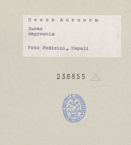 Rückseite von Pedicini, Luciano [https://www.deutsche-digitale-bibliothek.de/content/lizenzen/rv-ez/] Frontalansicht, bh238855_recto. Foto: Pedicini, Luciano.