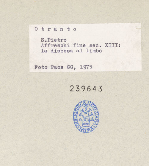 Rückseite von Pace, Valentino [https://www.deutsche-digitale-bibliothek.de/content/lizenzen/rv-ez/] Szenen aus dem Buch Genesis und aus dem Leben von Christus (erste und zweite Schicht)Mittelschiff, Ostgewölbe: das Anastasis, das Pfingsten, die Geburt Christi und der Hinweis an die Hirten - Anastasis (Nordseite, unten), bh239643_recto. Foto: Pace, Valentino.