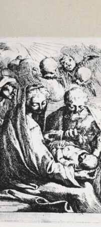 Rückseite von Bibliotheca Hertziana [http://creativecommons.org/publicdomain/mark/1.0/] Heilige Familie, Anna - , bh240020. Foto.