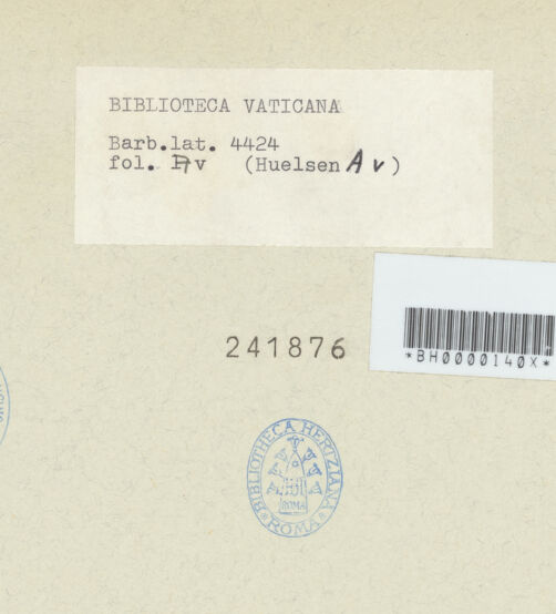 Rückseite von bh241876_recto