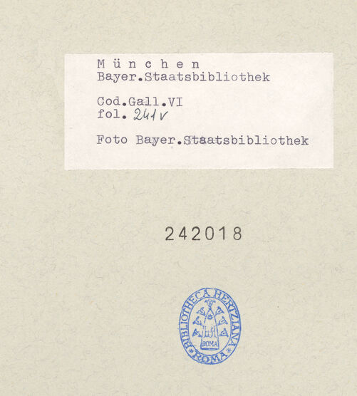 Rückseite von bh242018_recto