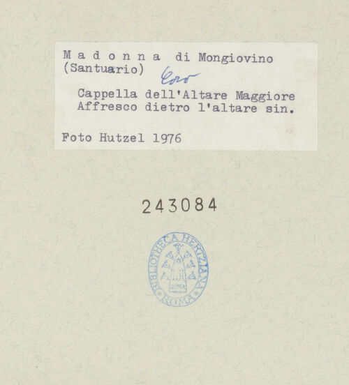 Rückseite von Getty Research Institute [https://www.deutsche-digitale-bibliothek.de/content/lizenzen/rv-ez/] Szenen aus dem Leben Marias und ihrer AhnenMarienkrönung durch Gottvater - Gesamtansicht, bh243084_recto. Foto: Hutzel, Max.