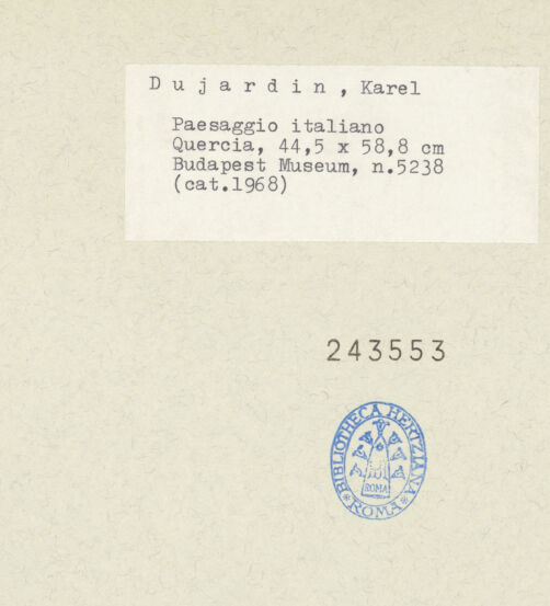 Rückseite von bh243553_recto