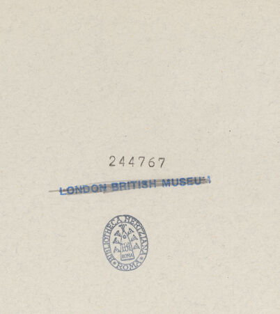 Rückseite von bh244767_recto