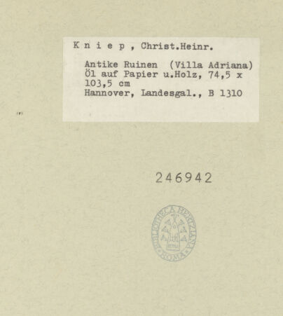 Rückseite von bh246942_recto