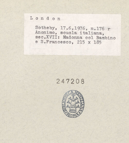 Rückseite von bh247208_recto