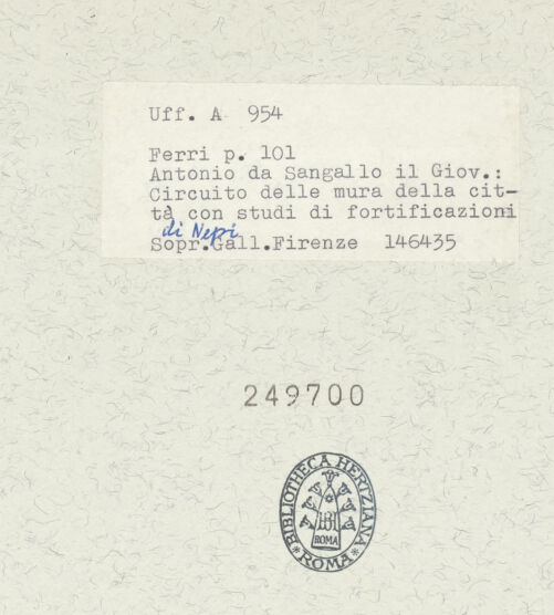 Rückseite von bh249700_recto