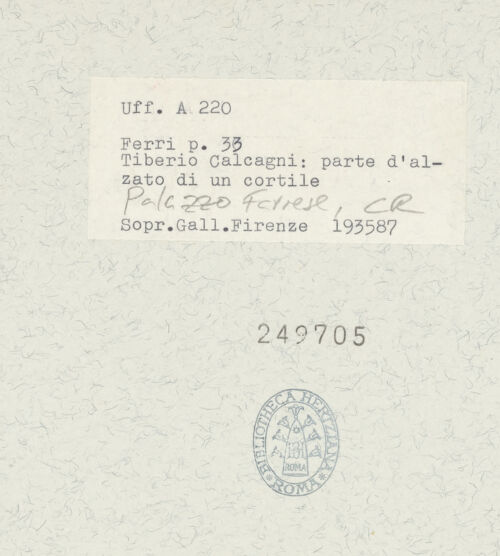 Rückseite von bh249705_recto