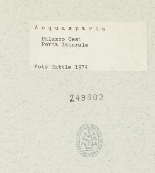 Rückseite von bh249802_recto