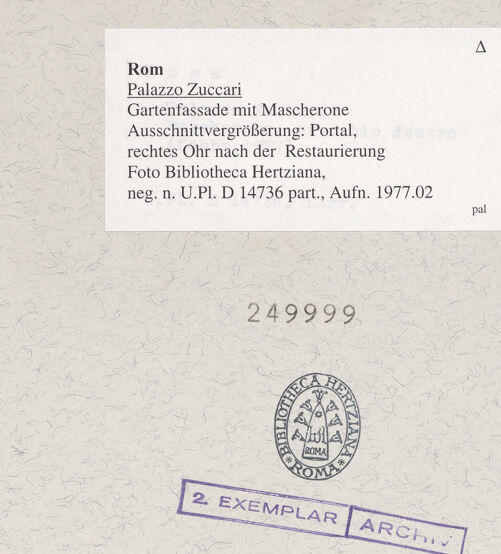 Rückseite von bh249999_recto