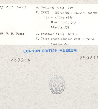 Rückseite von bh250218_bh250219_recto