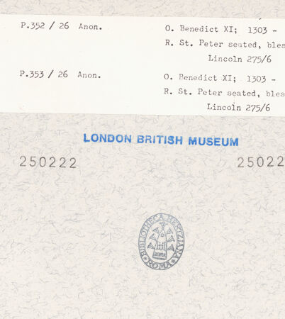 Rückseite von bh250222_bh250223_recto